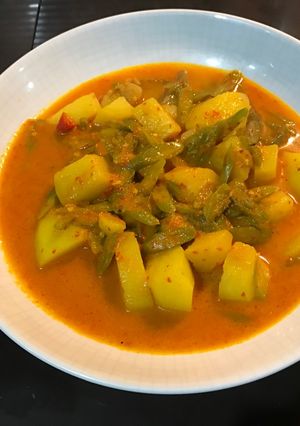 Foto resep Tumis buncis kentang kari