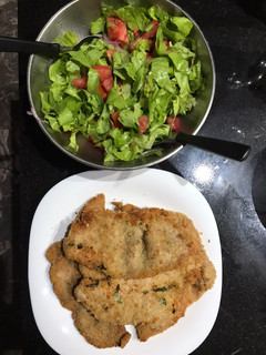 Una foto de Milanesas de cuadrada de cerdo