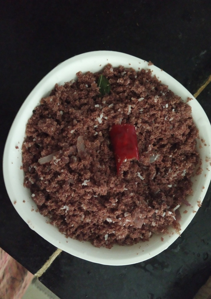 ராகி புட்டு செய்முறை முக்கிய புகைப்படம்