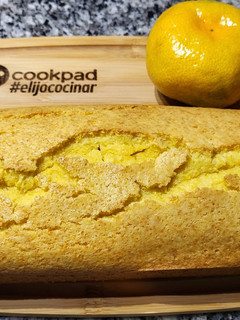 Una foto de Budín de mandarinas🍊 sin gluten