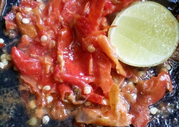 Sambal ayam geprek