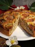 Gâteau moelleux aux figues et aux noix