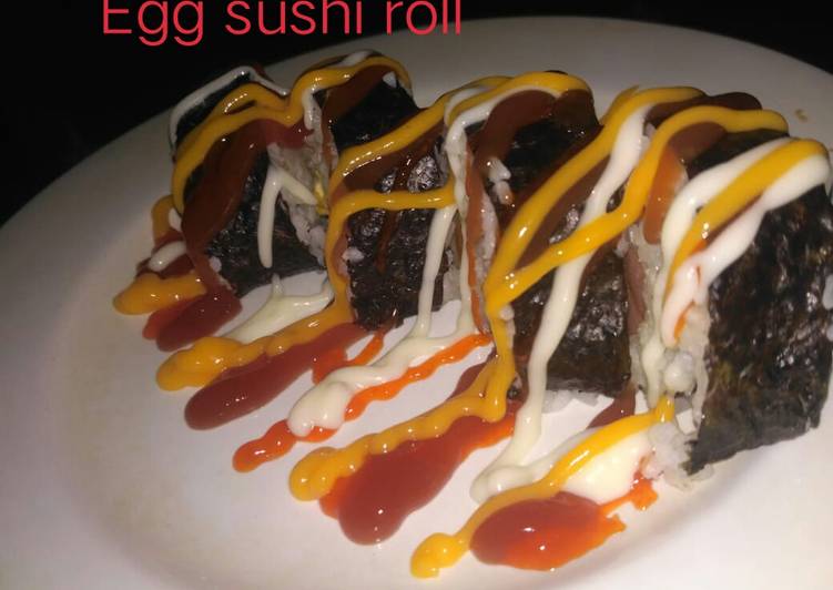 Cara Membuat Egg Sushi Roll Sushi Telur Yang Gurih