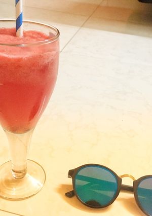 A picture of Watermelon- lemon Slush.