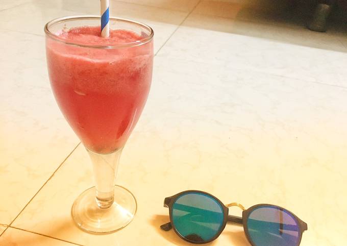 Watermelon Lemon Slush Recipe By Himadri H Thaker Cookpad