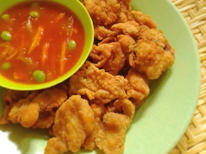 Cara Gampang Membuat Resep Chicken karage asam manis yang Enak Banget Anti Ribet, Mantap Sekali