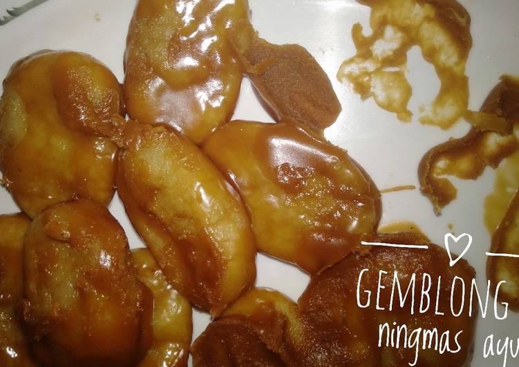 resep cara bikin Gemblong