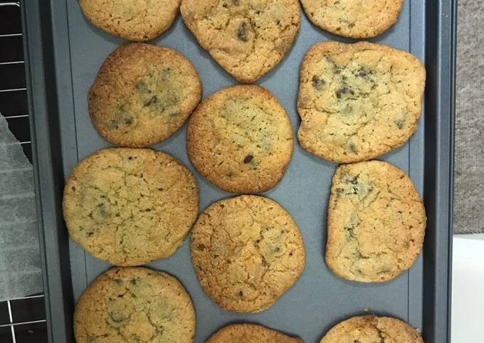 Recipe of Homemade Vegan Chocolate Chip Cookies