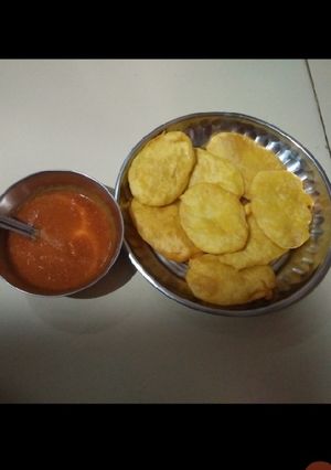 A picture of Aloo Pakoda.