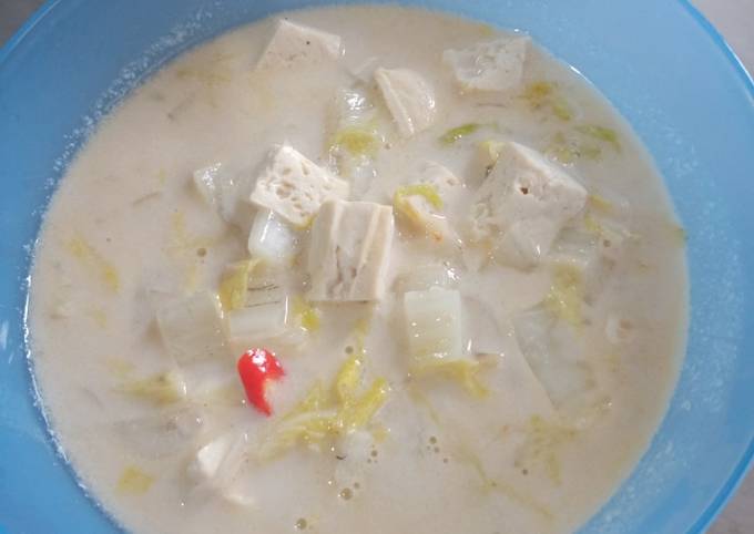 Resep Sawi Putih Tahu Santan Oleh Dyna Andriyanti Cookpad