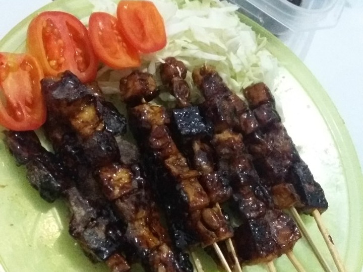 Cara Memasak Sate Tahu Tempe Ala Sate Daging Non MSG Rumahan