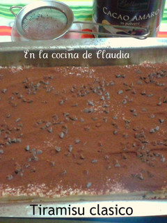Una foto de Tiramisú Clásico