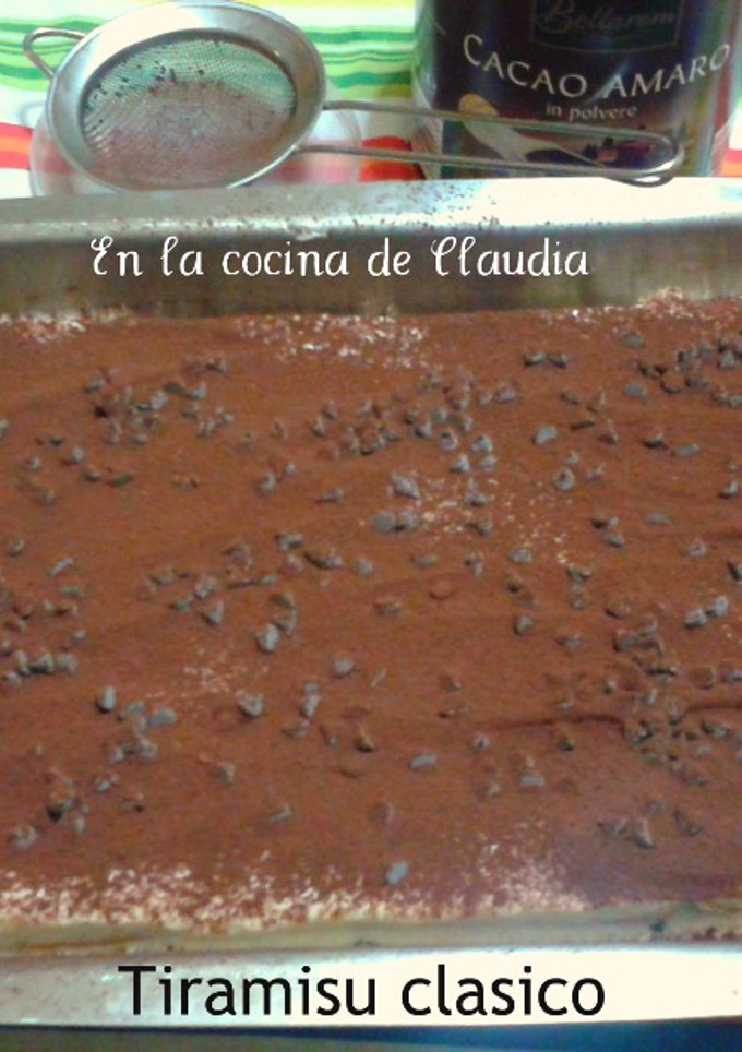 Una foto de Tiramisú Clásico