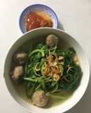 Mì bò viên (món chay)