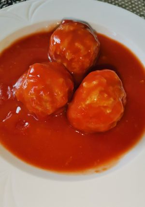 Paradicsomos húsgombóc recept fotója