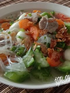 Foto resep Sop Oyong Soun