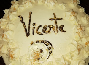 Una foto de Torta de Cumpleaños para mi pollito