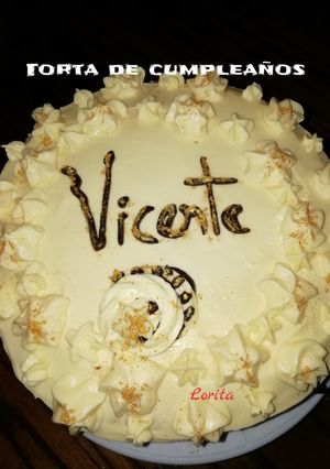 Una foto de Torta de Cumpleaños para mi pollito