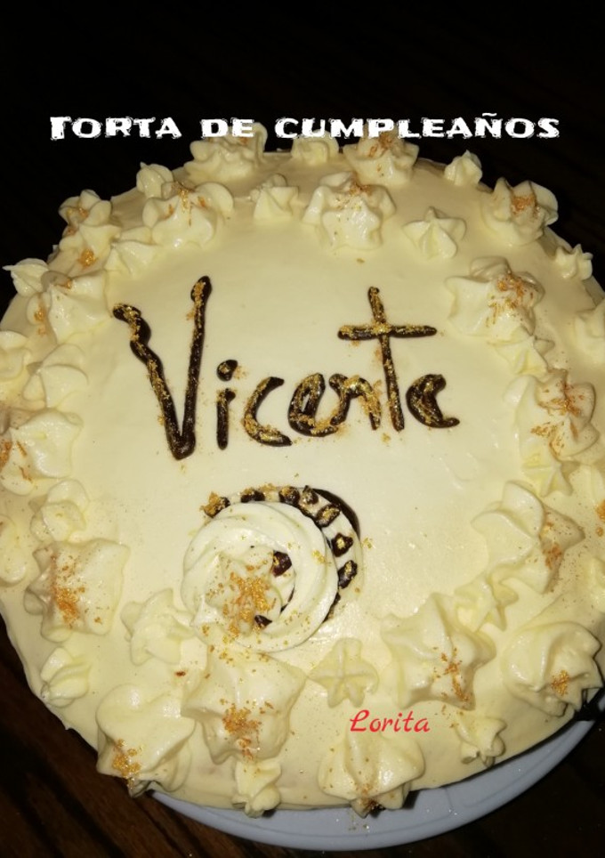 Una foto de Torta de Cumpleaños para mi pollito
