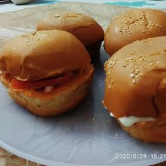 A picture of Mc aloo tikki burger.