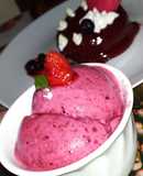 Sorbet de frutos rojos