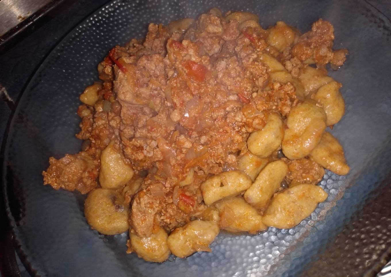 Ñoquis de batata con harina integral