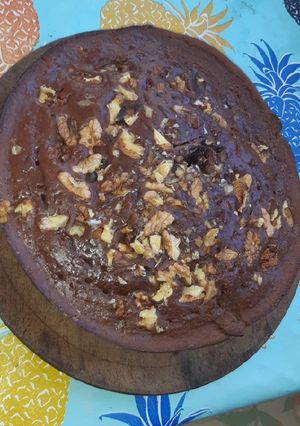 Una foto de Bizcochuelo Nesquik con nueces