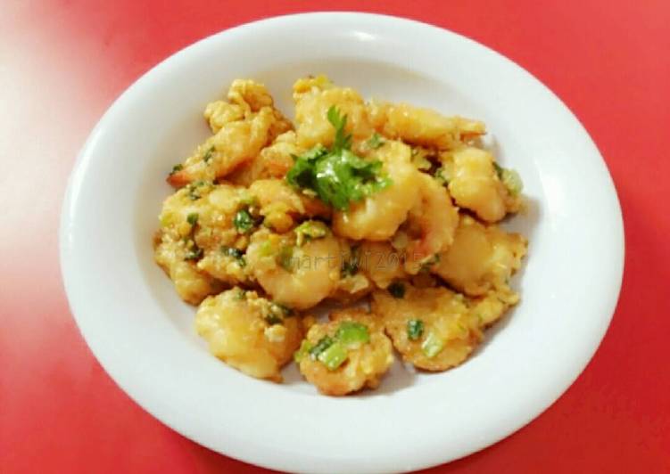 Resep: Udang Goreng Telur Asin yang Nikmat