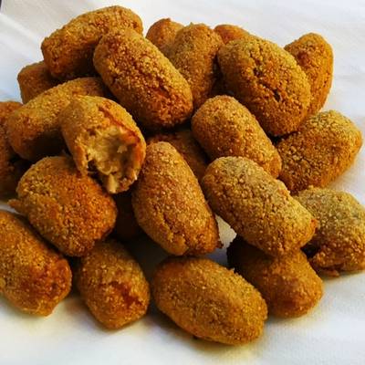 Croquetas de pollo y berenjena keto (dieta cetogénica) Receta de ivibe3-  Cookpad