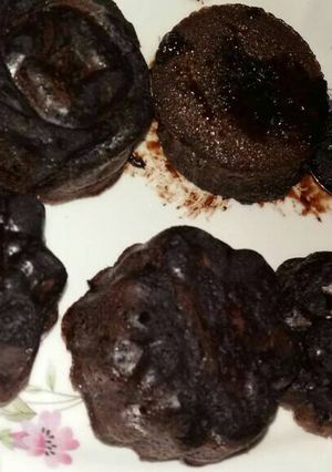 صورة لوصفة مولتن كيك 😍😍😍