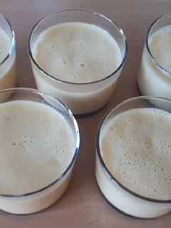 Una foto de 141. Flan de plátano