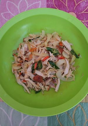 Foto resep Ayam suir cabe hijau