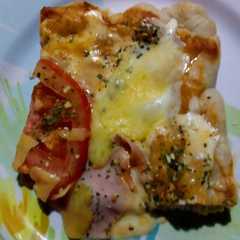 Una foto de Pizza con harina prepizza