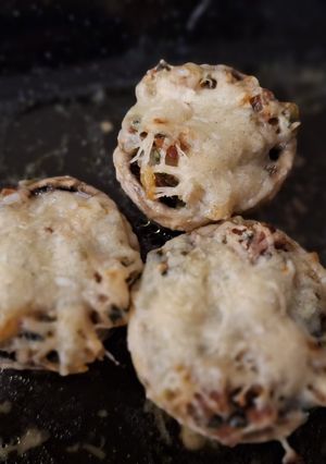 Töltött gombafejek recept fotója
