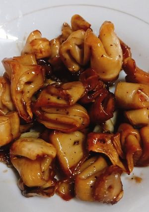 Hình của món Ruột khìa chay.