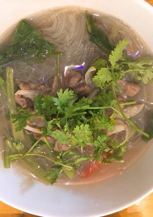 Hình của món Miến bò.