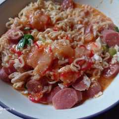 รูปของ Seblak mie sosis