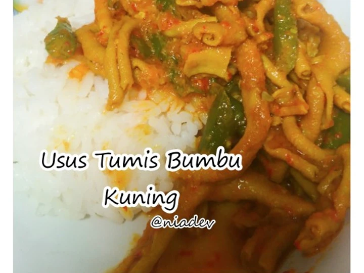 Cara Gampang Membikin Resep Usus Tumis Bumbu Kuning yang Sempurna Anti Ribet, Lezat