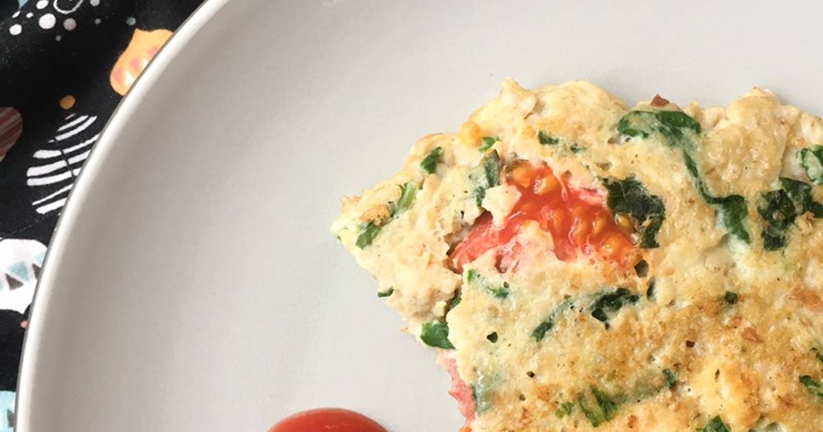 Resep Oats egg omelette [MPASI 11+] oleh Desi nursafitri Cookpad