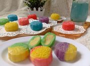 Gambar rainbow mooncake
