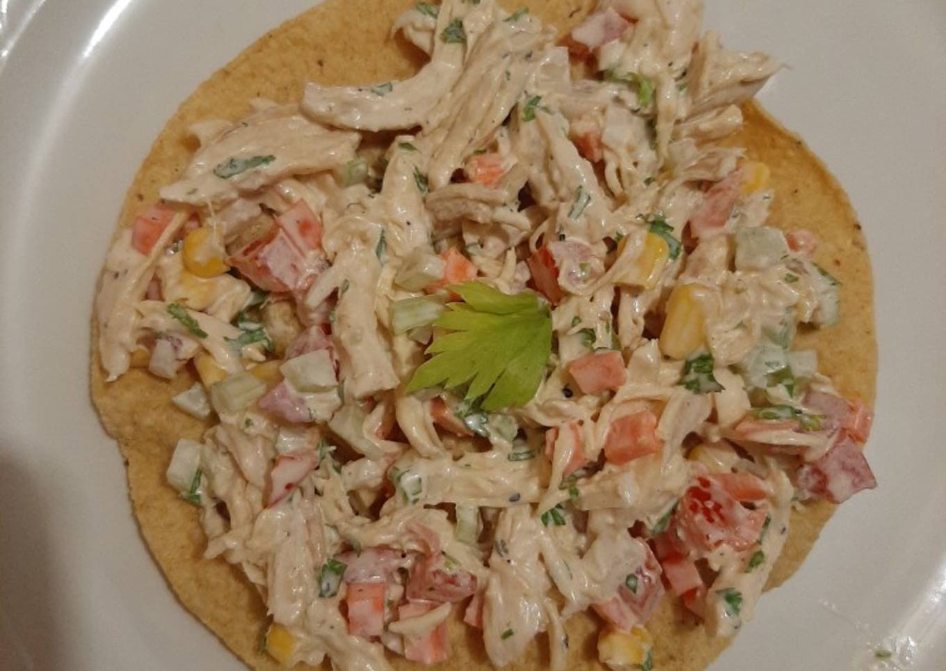 Ensalada de pollo fácil y rápido