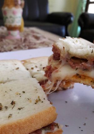 Foto resep Pizza roti tawar teflon