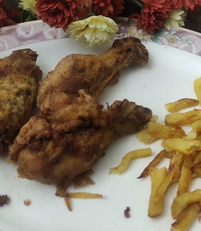 A picture of Bohri chicken.