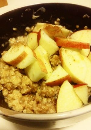 Una foto de Mazamorra o porridge de avena