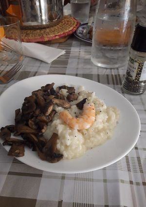 Una foto de Risotto a la Gorgonzola