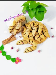 عکسی از دستور شیرینی خرمای عربی (مقروطة بالتمر)