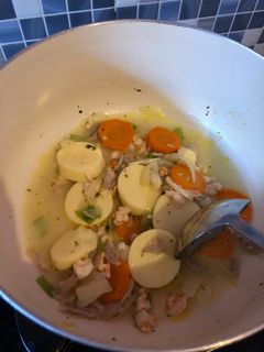 Foto resep **MPASI 10 Bulan** Sup Tofu Udang Ayam