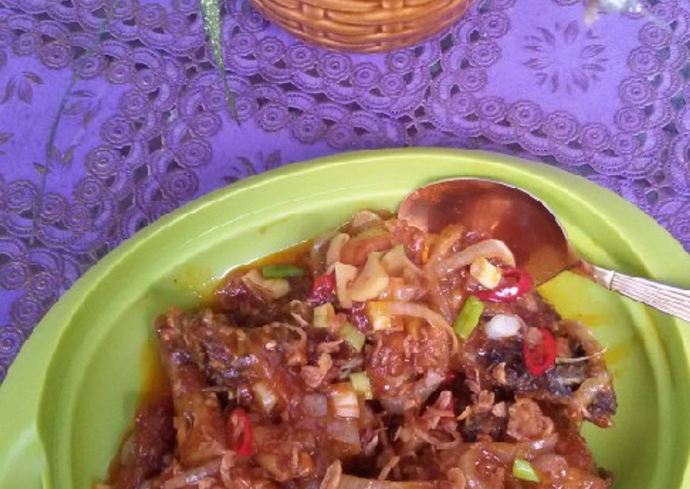 Ayam kecap saos inggris