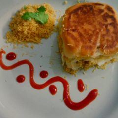 A picture of Kutchi dabeli.