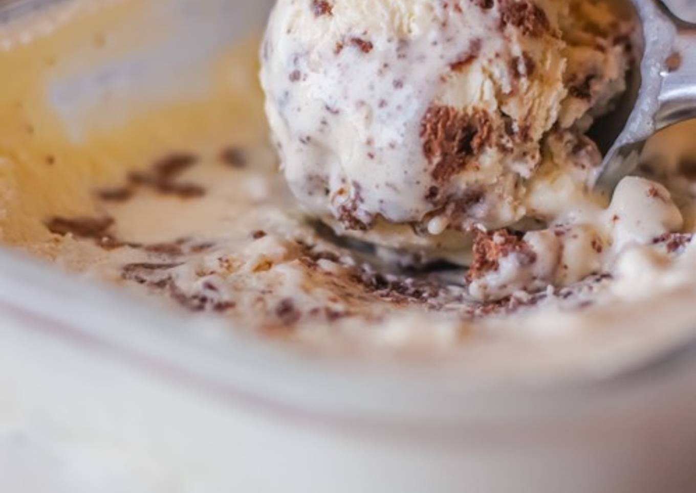 Helado “cookies and cream” (sin gluten)